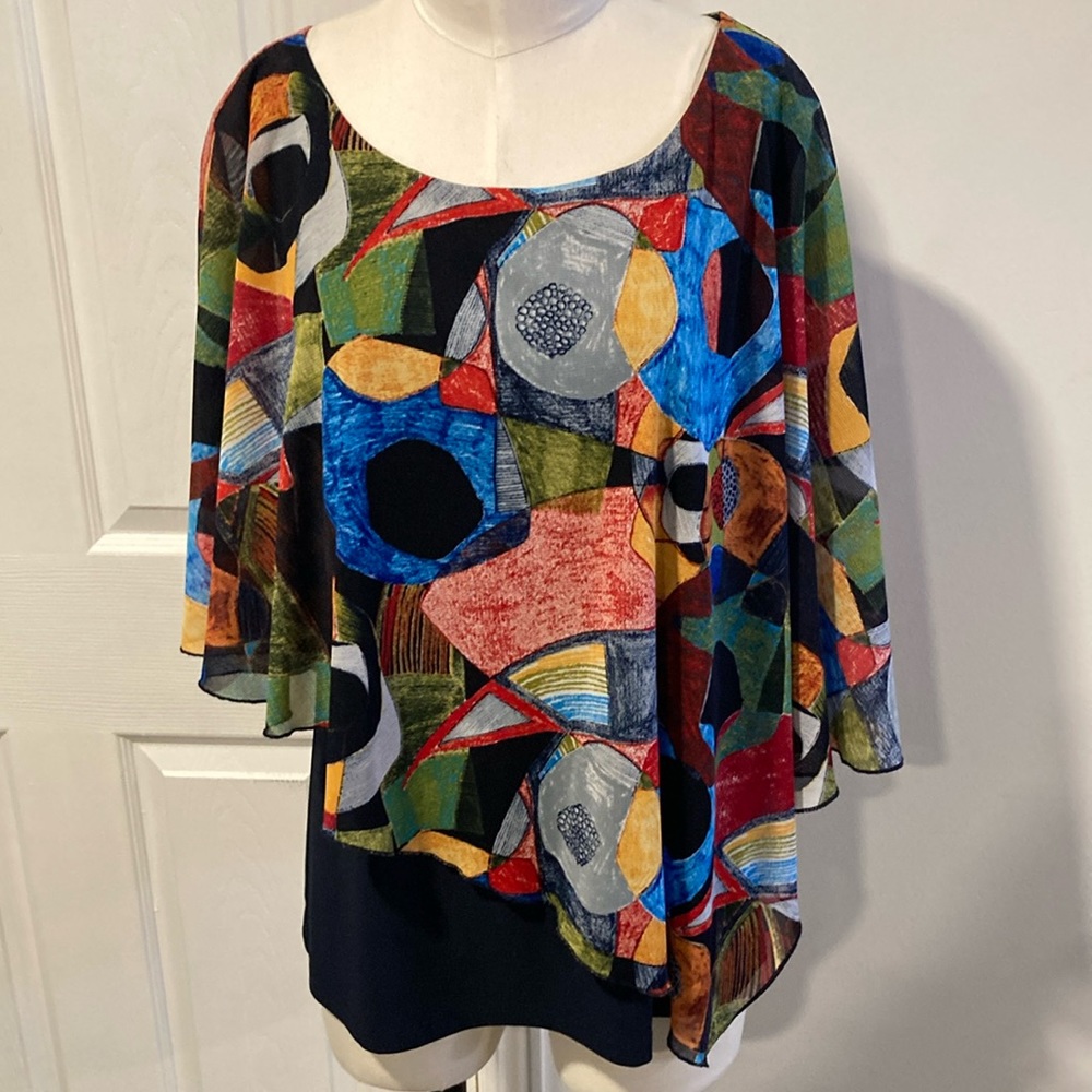 NWT Bali colorful top PXL